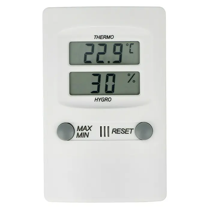 TFA Dostmann Thermo-Hygrometer - Digital, Breite: 7 cm - Vorderansicht