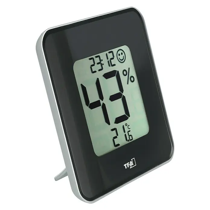 TFA Dostmann Termo-higrometer [SI] Style - Digitalno, Širina: 10,5 cm - Pogled pod kotom
