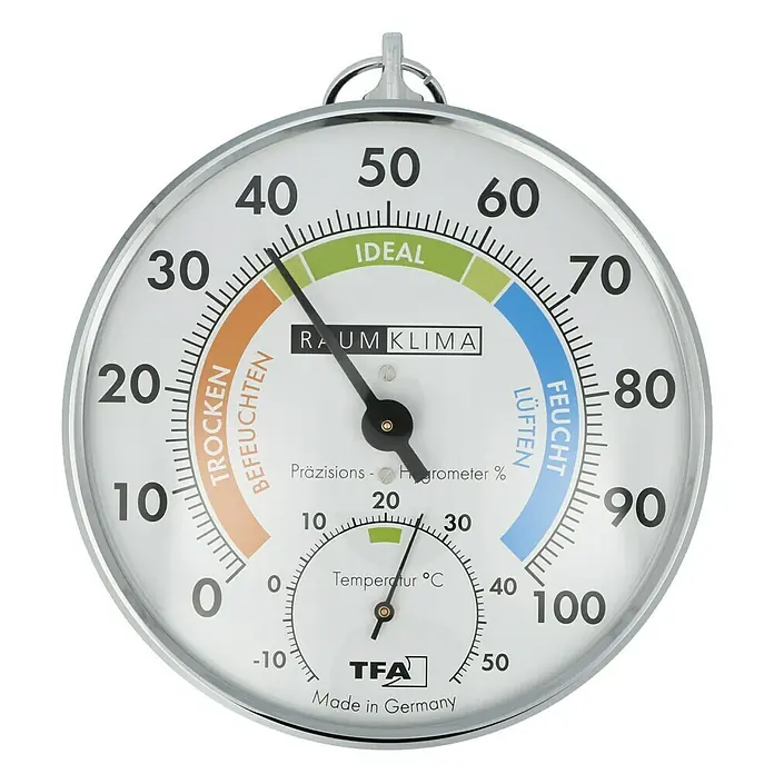TFA Dostmann Thermo-Hygrometer - Analog - Vorderansicht