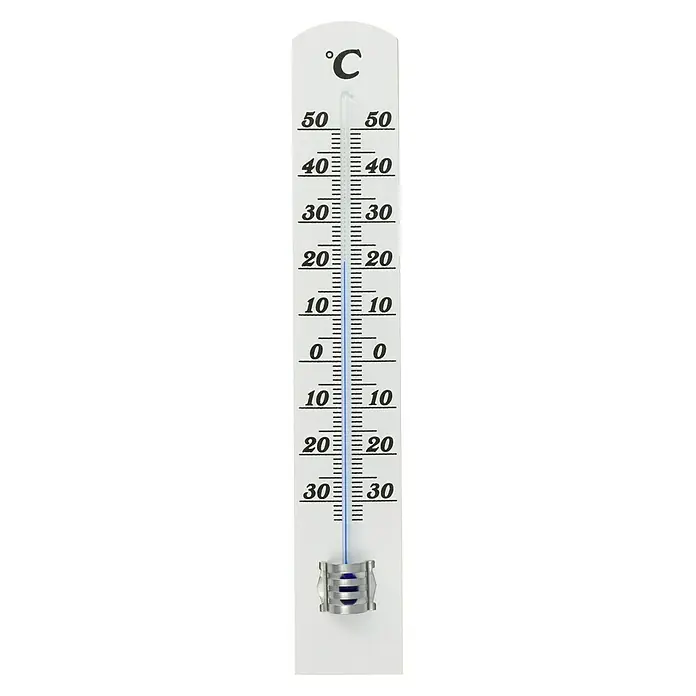 TFA Dostmann Innen-Thermometer - Weiß, Analog - Vorderansicht