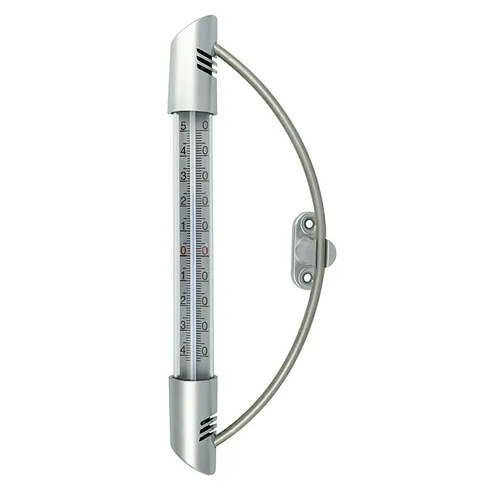 TFA Dostmann Okenski termometer [SI] Orbis - Analogno, Širina: 10,3 cm - Pogled od spredaj