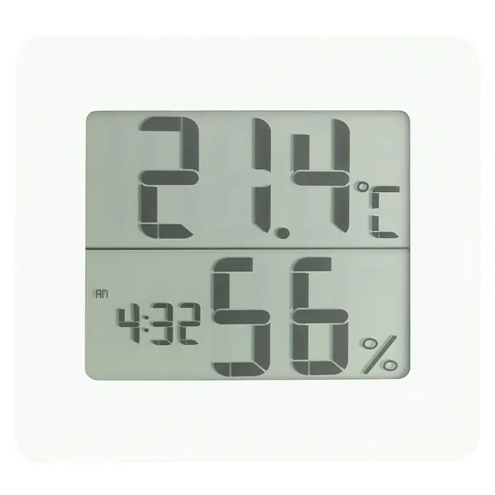 TFA Dostmann Thermo-Hygrometer - Digital, Breite: 9,4 cm - Vorderansicht