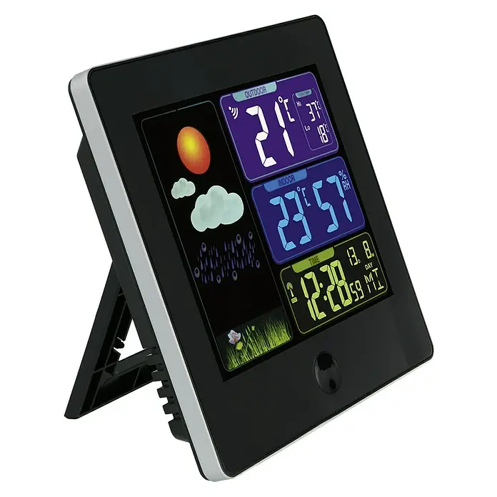 TFA Dostmann Wetterstation Sun - Digital, Reichweite Sensor: 60 m - Diagonale Ansicht