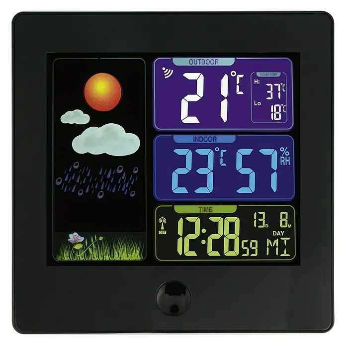 TFA Dostmann Wetterstation Sun - Digital, Reichweite Sensor: 60 m - Vorderansicht
