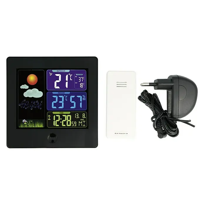 TFA Dostmann Wetterstation Sun - Digital, Reichweite Sensor: 60 m - Vorderansicht