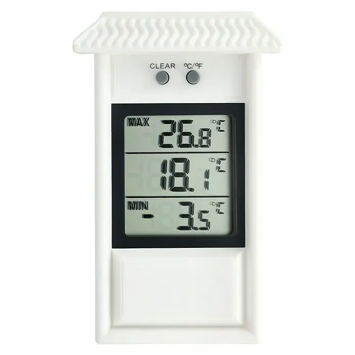 TFA Dostmann Gartenthermometer - Digital, Breite: 8,1 cm - Vorderansicht