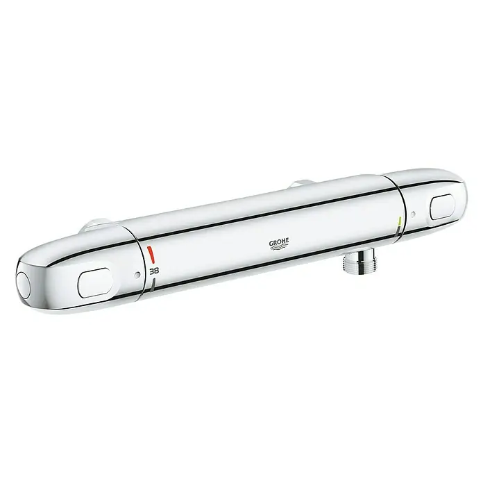 Grohe Douchethermostaat Grohtherm 1000 - Chroom, Glanzend - Diagonaal zicht