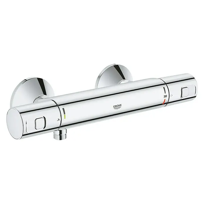 Grohe Douchethermostaat Precision Start - Chroom, Glanzend - Diagonaal zicht