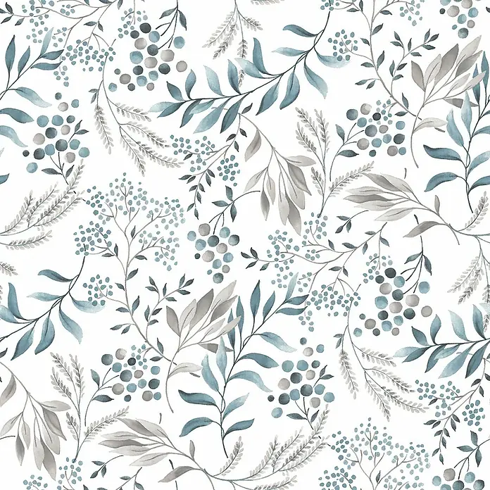 Mantel para mesa a metros antimanchas Flor Olea - 140 cm, Multicolor - Primer plano