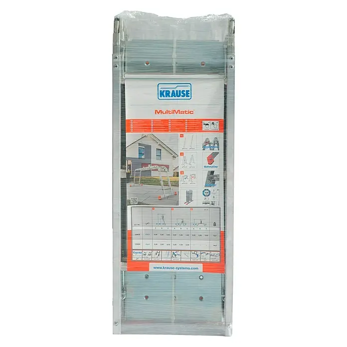 Krause Vouwladder MultiMatic - 4 x 3 sporten - Vooraanzicht