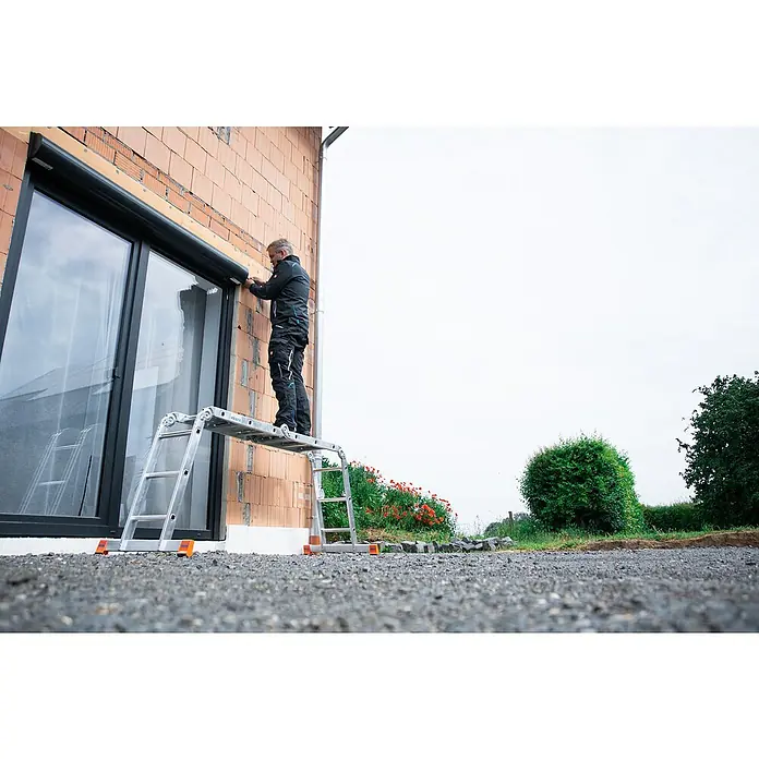 Krause Vouwladder MultiMatic - 4 x 3 sporten - Toepassingsvoorbeeld