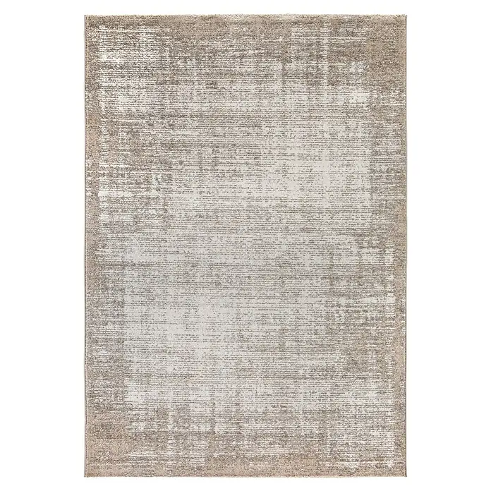Teppich Campos - Beige, 190 x 133 cm, 100 % Polypropylen - Ansicht von oben