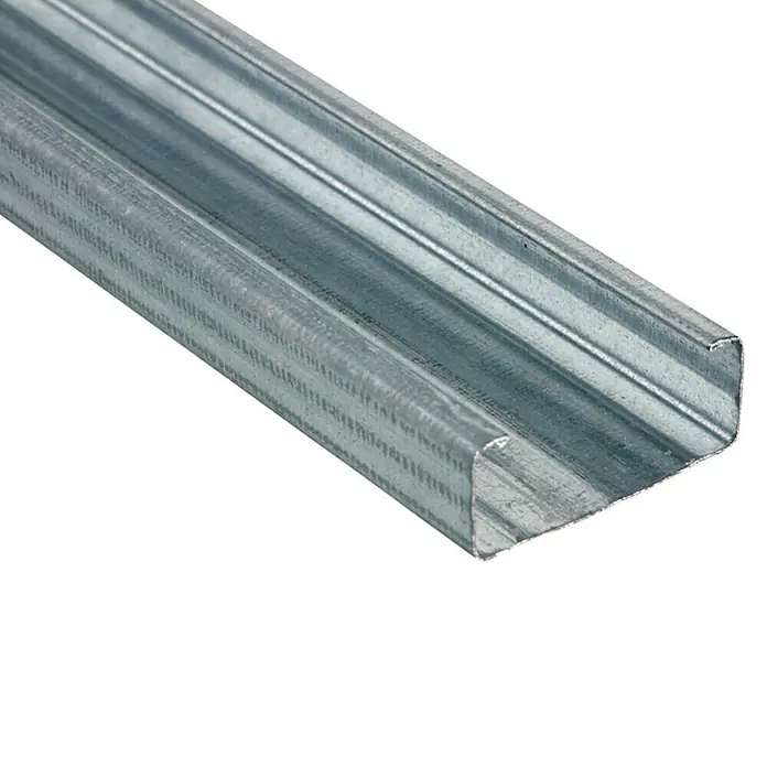 Isover Perfil Optima 240 - Largo: 240 cm, Acero - Primer plano