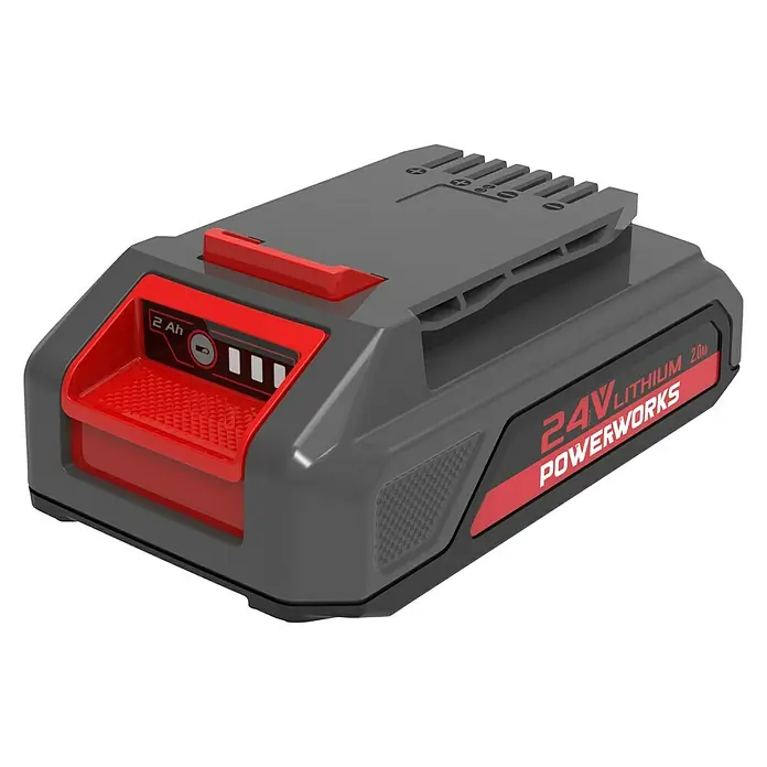 Powerworks Akku P24B2 - 24 V, 2 Ah - Diagonale Ansicht