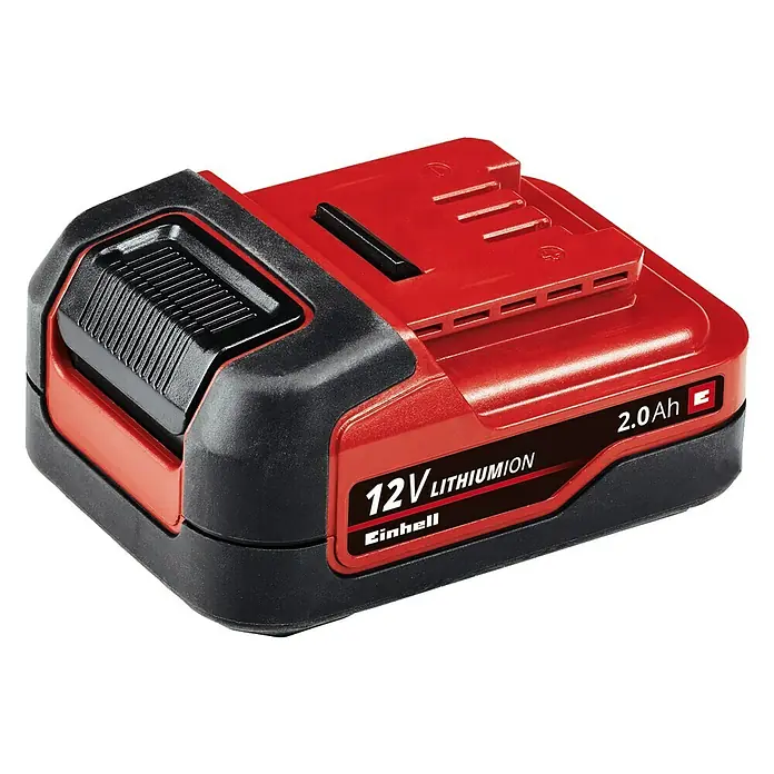Einhell Akku-Bohrschrauber TE-CD 12/1 Li - 12 V, 1 Akku, 2 Ah, Leerlaufdrehzahl: 0 U/min - 1.400 U/min - Diagonale Ansicht