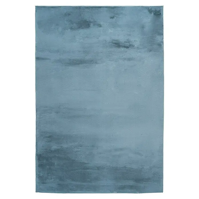 Kurzflorteppich Paradise - Pastellblau, 150 x 80 cm, 100 % Polyester (Flor) - Ansicht von oben