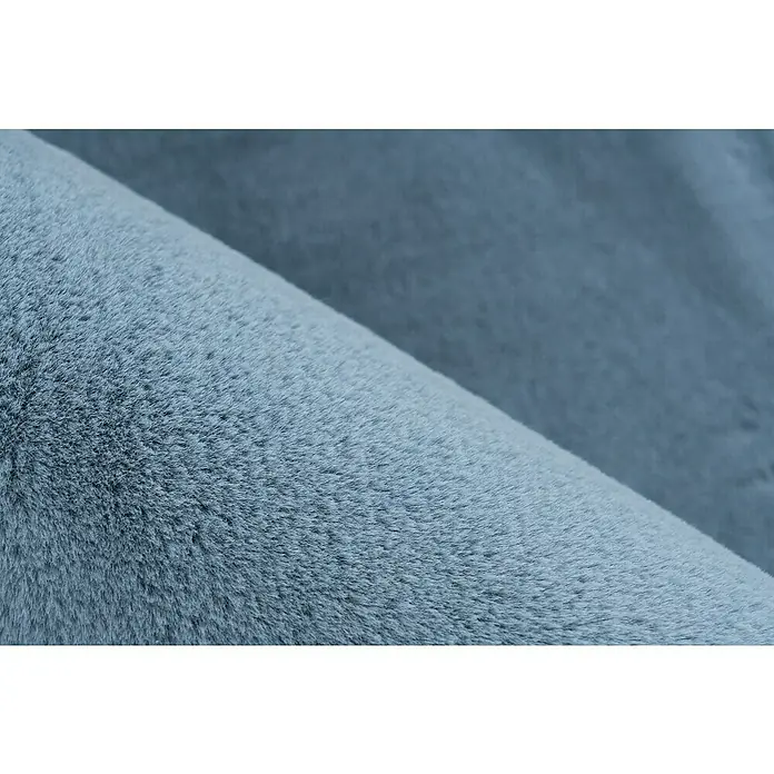 Kurzflorteppich Paradise - Pastellblau, 150 x 80 cm, 100 % Polyester (Flor) - Detailaufnahme