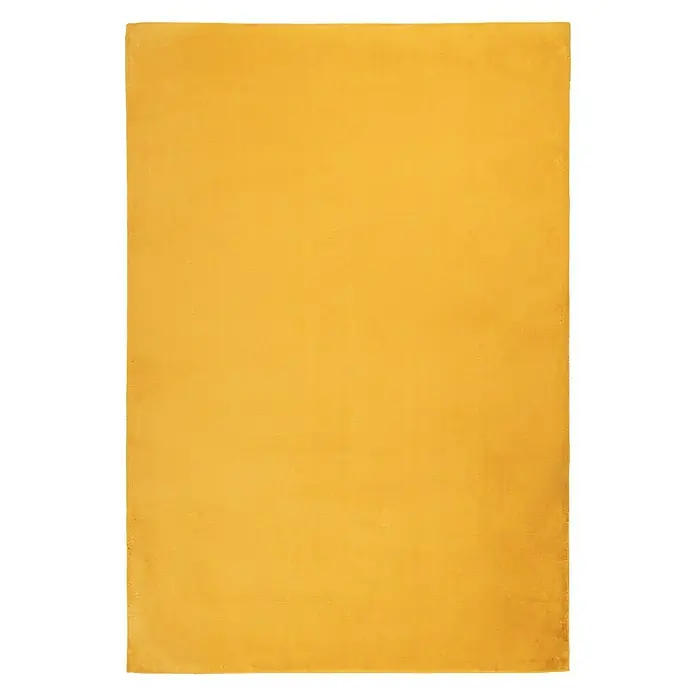 Kurzflorteppich Paradise - Gelb, 170 x 120 cm, 100 % Polyester (Flor) - Ansicht von oben