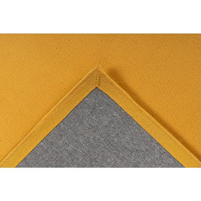 Kurzflorteppich Paradise - Gelb, 170 x 120 cm, 100 % Polyester (Flor) - Detailaufnahme