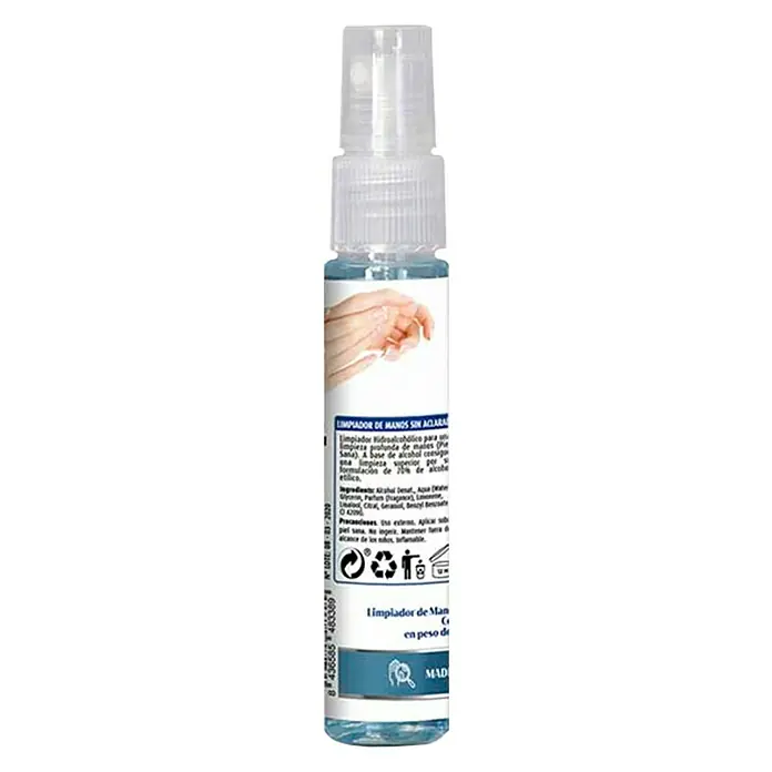 Desinfectante hidroalcohólico aroma Original - 30 ml - Vista frontal