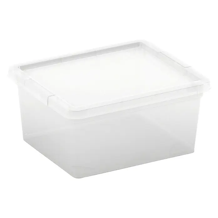 KIS Kutija za pohranjivanje - 16,5 x 19,5 x 9,5 cm, 2 l, Prozirno - Dijagonalni pogled