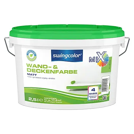 swingcolor Mix Wandfarbe Basis 4