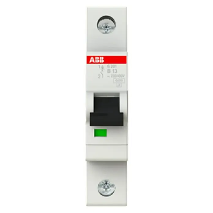 ABB System pro M compact Sicherungsautomat S201 B13A - 13 A, 1-polig - Vorderansicht