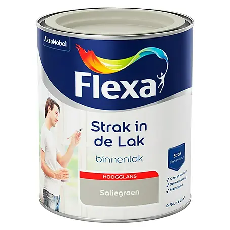 Flexa Strak in de Lak Lak Saliegroen