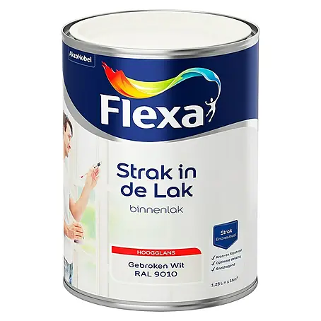 Flexa Strak in de Lak Lak Gebroken Wit RAL 9010