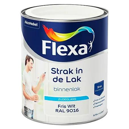 Flexa Strak in de Lak Kleurlak Fris Wit RAL 9016