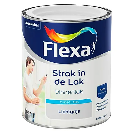 Flexa Strak in de Lak Kleurlak Lichtgrijs