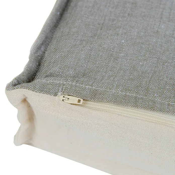 Funda protectora para cojines de respaldo palet - Beige, 60 x 40 x 20 cm, 100% algodón - Primer plano
