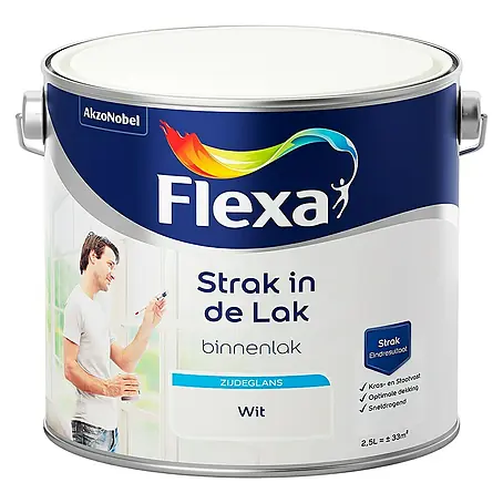 Flexa Strak in de Lak Kleurlak Wit