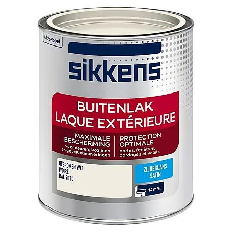 Sikkens  Buitenverf RAL 9010 Gebroken Wit