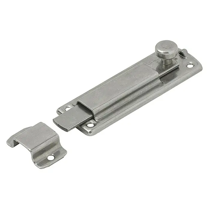 Vormann Pestillo - L x An: 80 x 22 mm, Acero inoxidable - Vista angular