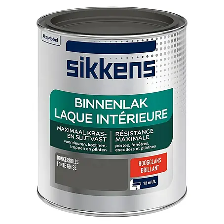 Sikkens  Kleurlak Donkergrijs