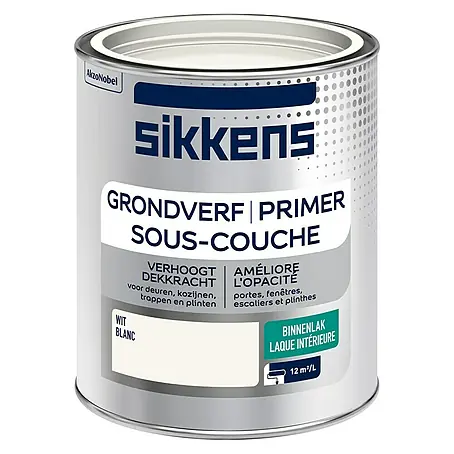 Sikkens  Grondverf Wit Binnenlak