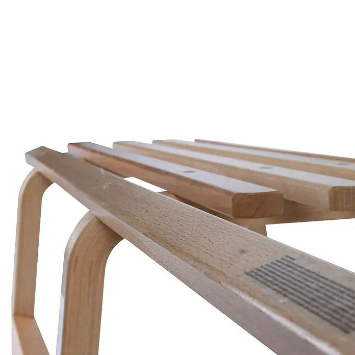 Houten slee - Naturel - Close-up