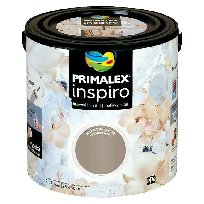 Unutarnja disperzijska boja Primalex Inspiro - Vanilija, Sadržaj: 2,5 l - Pogled sprijeda