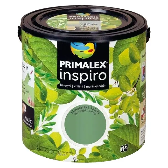 Unutarnja disperzijska boja Primalex Inspiro, kadulja - 2,5 l - Pogled sprijeda
