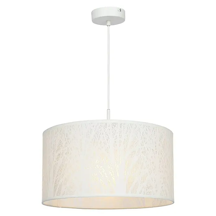 Globo Ramas Lámpara colgante redonda - 40 W, Ø x Al: 38 x 120 cm, Blanco, E27 - Vista frontal