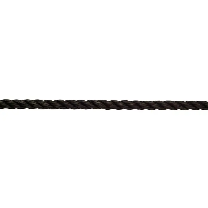 Robline Cuerda de amarre a metros - Diámetro: 10 mm, XLF, Negro - Primer plano