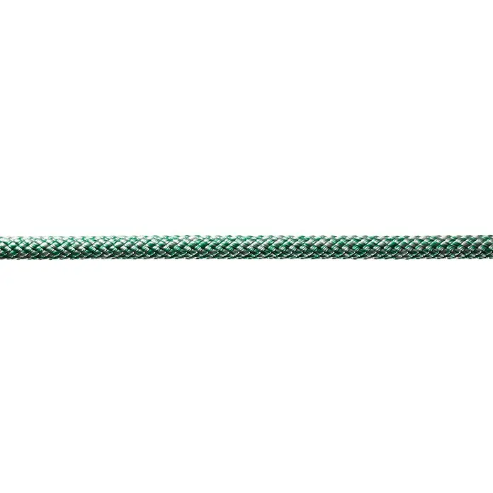 Robline Soga a metros Sirius 500 - Diámetro: 6 mm, Verde / Plata, Poliéster - Primer plano