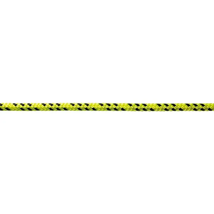 Robline Cabo a metros Orion 500 - Diámetro: 8 mm, Amarillo/Negro, Poliéster - Primer plano