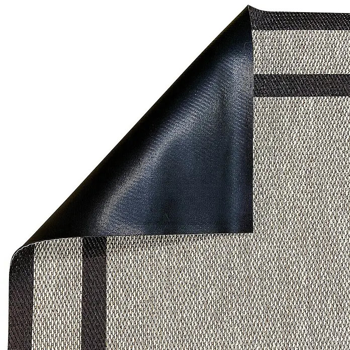Alfombra de vinilo Marco - Oro, 230 x 160 cm, 80% PVC y 20% poliéster - Primer plano