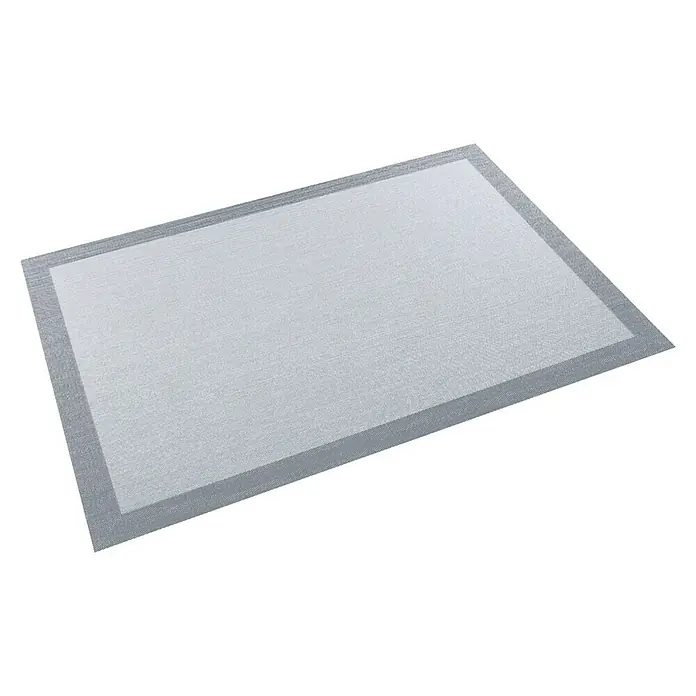 Alfombra de vinilo Living - Gris, 230 x 160 cm, 80% PVC y 20% poliéster - Vista angular