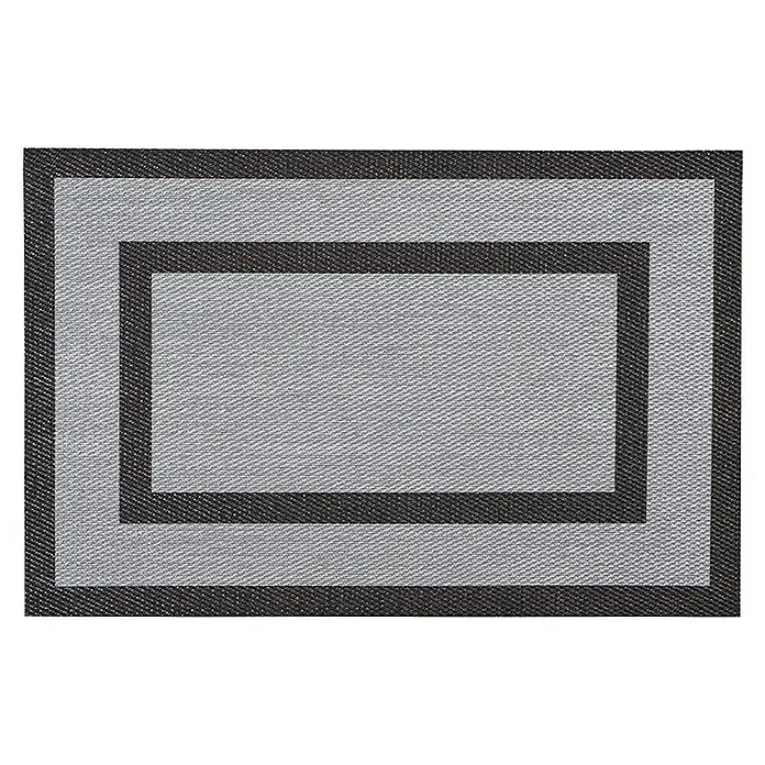 Alfombra de vinilo Marco - Plata, 230 x 160 cm, 80% PVC y 20% poliéster - Vista descendente