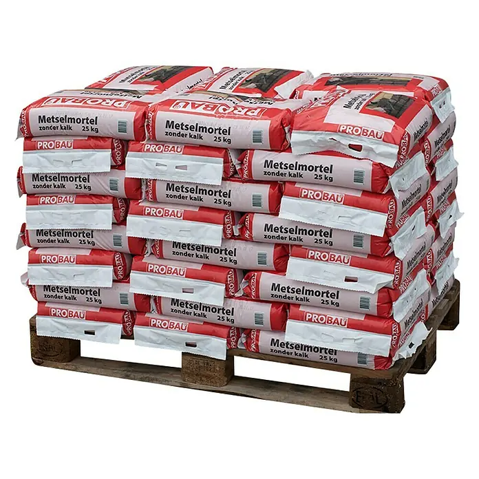Probau Metselmortel zonder kalk - 25 kg - Diagonaal zicht
