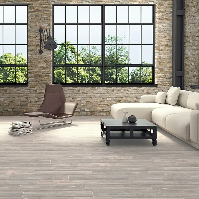 Verblendstein Pietra - 15 x 60 cm, Beige, Steinoptik - Stimmungsaufnahme