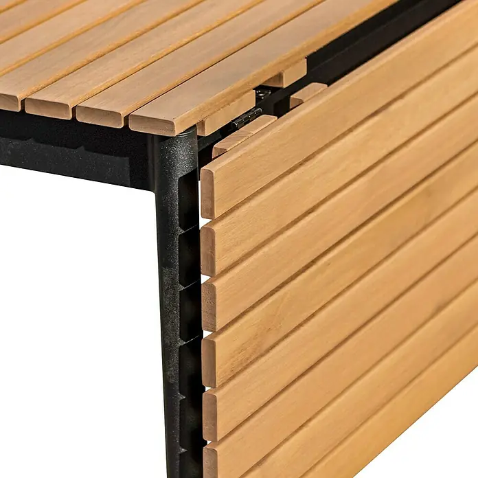 SENSUM Balkonski stol - D x Š: 120 x 80 cm, Eukaliptus, Natur - Detaljan prikaz
